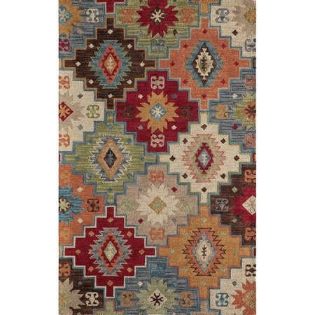 MOMENI Tangier Indian Hand Tufted Area Rug, Multi - 2 x 3 ft. TANGITAN23MTI2030